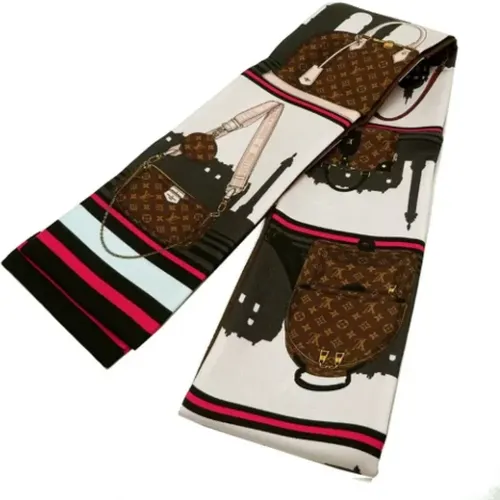 Pre-owned Silk scarves , female, Sizes: ONE SIZE - Louis Vuitton Vintage - Modalova