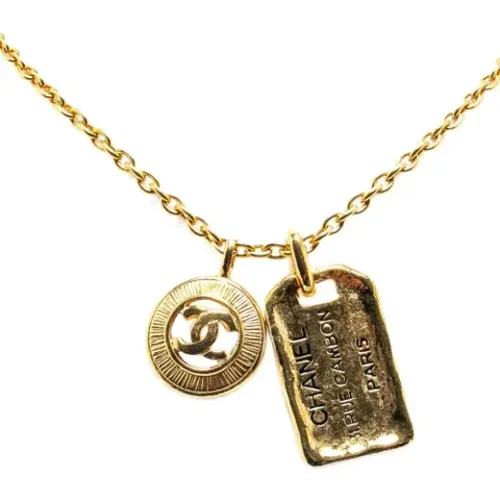 Pre-owned Metal chanel-jewelry , female, Sizes: ONE SIZE - Chanel Vintage - Modalova