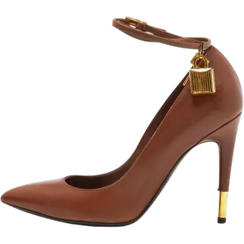 Pre-owned Leather heels , female, Sizes: 4 1/2 UK - Tom Ford Pre-owned - Modalova