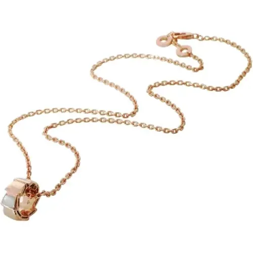 Pre-owned Rose Gold necklaces , female, Sizes: ONE SIZE - Bvlgari Vintage - Modalova