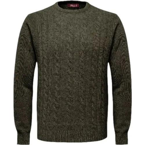 Cable Crewneck Strickpullover , Herren, Größe: L - MCS - Modalova