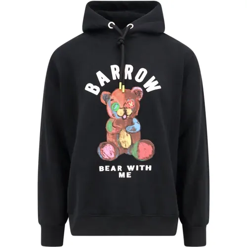 Iconic Baumwoll-Sweatshirt , Herren, Größe: M - Barrow - Modalova