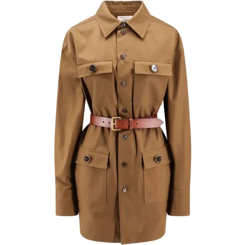 Jacket with Button Closure , female, Sizes: S - Saint Laurent - Modalova