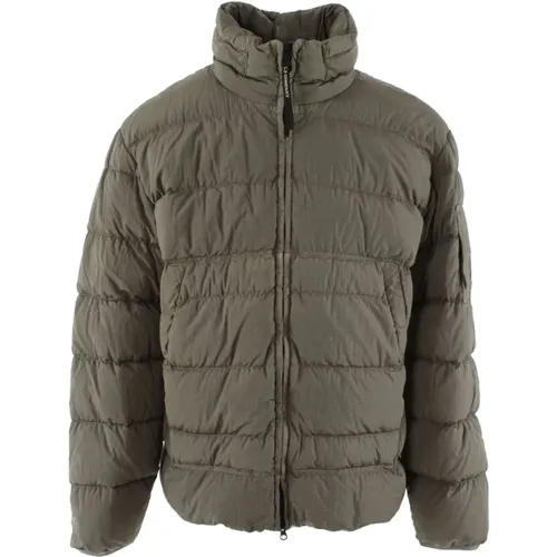 Mens Grey Eco Chrome-R Jacket , male, Sizes: 2XL - C.P. Company - Modalova