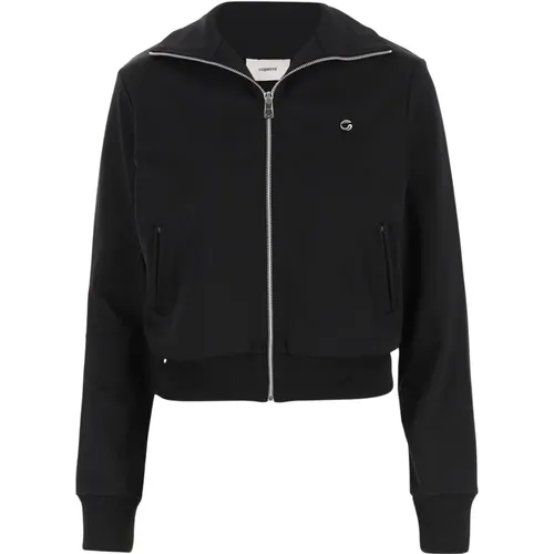 Stilvolle Schwarze Jacke , Damen, Größe: M - Coperni - Modalova