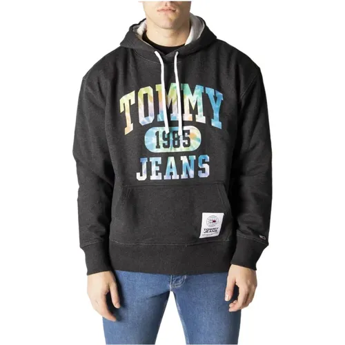 Tommy Hilfiger Jeans Mens Sweatshirt , male, Sizes: M, L, S, XL - Tommy Jeans - Modalova