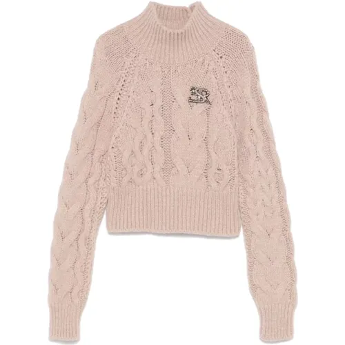 Blush Zopfmuster Pullover - Ermanno Scervino - Modalova