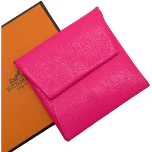 Pre-owned Leather wallets , female, Sizes: ONE SIZE - Hermès Vintage - Modalova