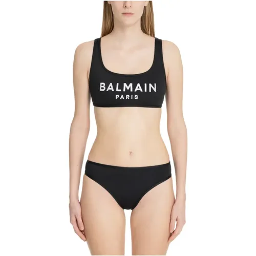 Logo Bikini , Damen, Größe: M - Balmain - Modalova