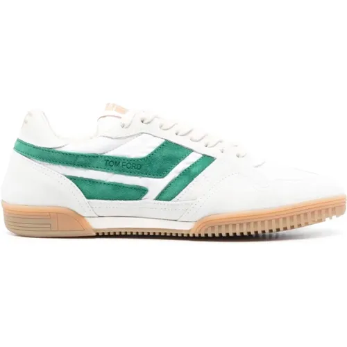 Green Amber Low Top Sneakers , male, Sizes: 5 UK - Tom Ford - Modalova