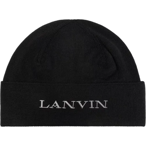 Cap with embroidered logo , female, Sizes: ONE SIZE - Lanvin - Modalova