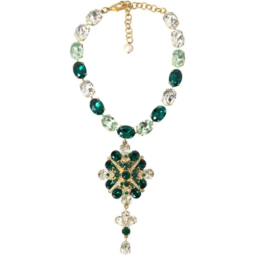 Kristall Strass Kragen Halskette - Dolce & Gabbana - Modalova