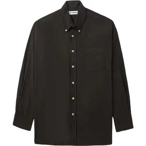 Faded Borrowed Button-Down Shirt , male, Sizes: L, M - Our Legacy - Modalova