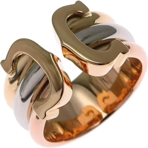 Pre-owned Rose Gold rings , female, Sizes: ONE SIZE - Cartier Vintage - Modalova