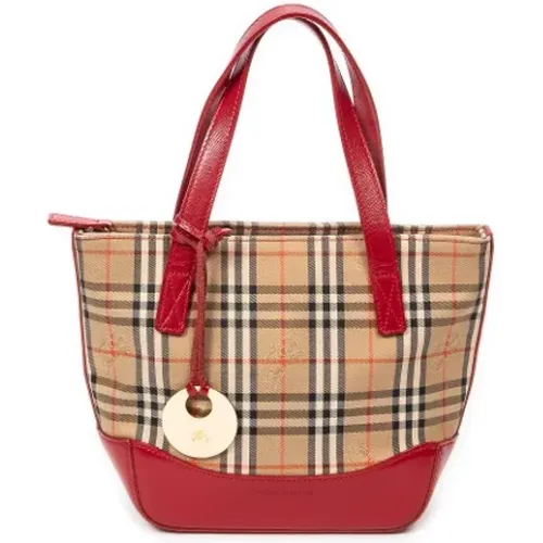 Pre-owned Canvas totes , female, Sizes: ONE SIZE - Burberry Vintage - Modalova