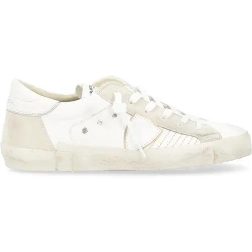 Mens Paris X Used Sneaker , male, Sizes: 10 UK, 11 UK, 12 UK, 7 UK, 6 UK, 8 UK, 9 UK - Philippe Model - Modalova