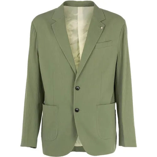 Casual Men's Summer Blazer , male, Sizes: 2XL, 3XL, L, XL - Liu Jo - Modalova