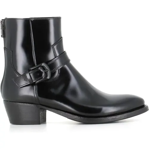 Leather Ankle Boots with Zipper , female, Sizes: 5 1/2 UK, 4 UK, 6 UK, 5 UK, 4 1/2 UK, 3 UK, 7 UK - Pantanetti - Modalova