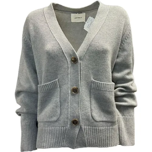 Weicher Cashmere Cardigan mit Taschen , Damen, Größe: S - Lisa Yang - Modalova