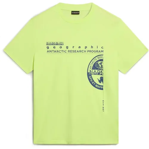 T-Shirts , Herren, Größe: XL - Napapijri - Modalova