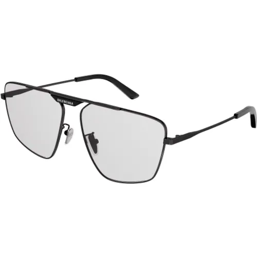 Stylish Grey Sunglasses , unisex, Sizes: L - Balenciaga - Modalova