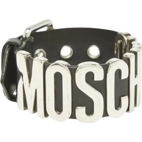 Pre-owned Leather bracelets , female, Sizes: ONE SIZE - Moschino Pre-Owned - Modalova