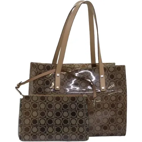 Pre-owned Vinyl totes , female, Sizes: ONE SIZE - Salvatore Ferragamo Pre-owned - Modalova