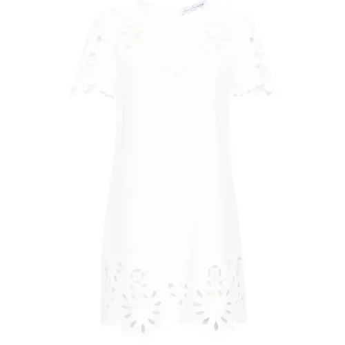 Blanc DE Blanc/Off Mini Dress , female, Sizes: S, M, XS - Ermanno Scervino - Modalova