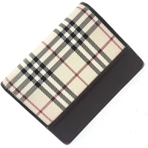 Pre-owned Leather wallets , female, Sizes: ONE SIZE - Burberry Vintage - Modalova