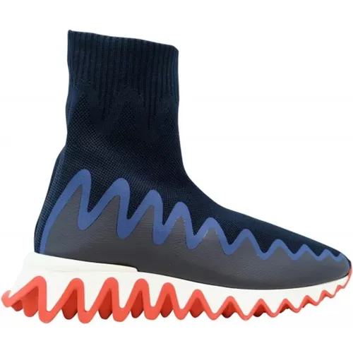 Stilvolle Slip-On Sock Sneakers , Damen, Größe: 36 1/2 EU - Christian Louboutin - Modalova