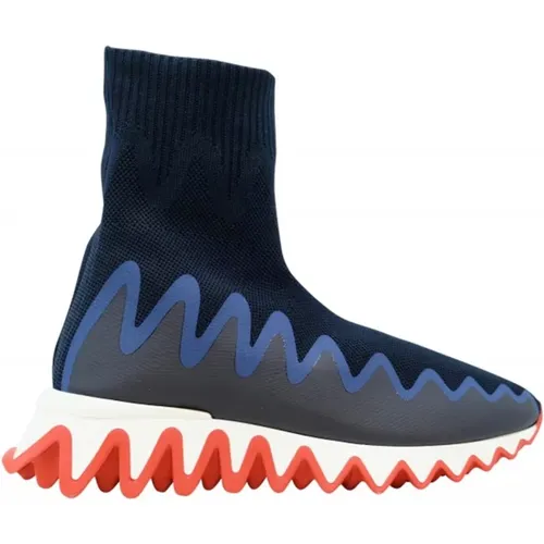 Stilvolle Slip-On Sock Sneakers , Damen, Größe: 37 EU - Christian Louboutin - Modalova