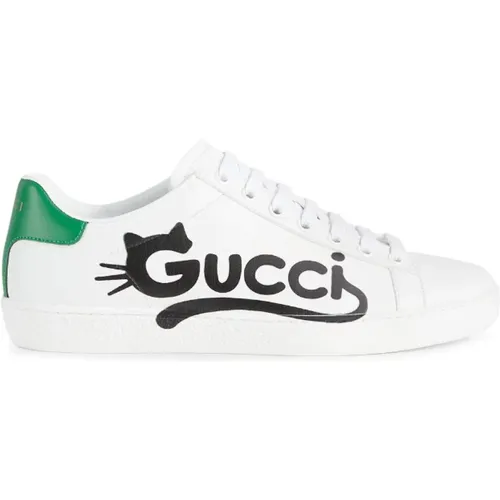 Ace Kätzchen-Logo Low-Top-Sneakers - Gucci - Modalova