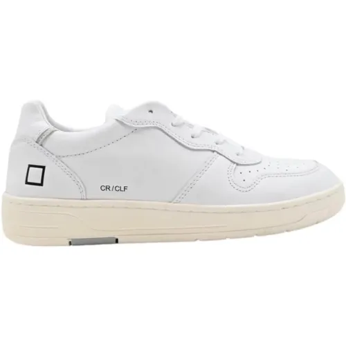 Court Calf Sneakers , female, Sizes: 7 UK, 6 UK, 8 UK, 4 UK, 5 UK - D.a.t.e. - Modalova
