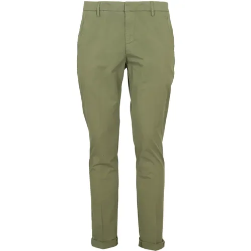 Stylish Cropped Trousers , male, Sizes: W34 - Dondup - Modalova