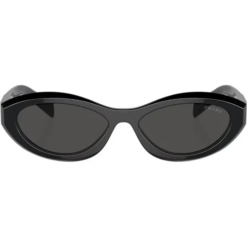 Symbol Sonnenbrille , Damen, Größe: 55 MM - Prada - Modalova