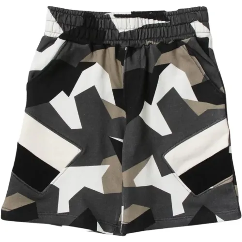 Camouflage Bermuda Shorts - Neil Barrett - Modalova