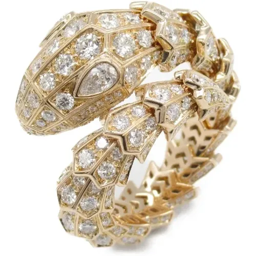 Pre-owned Metal rings , female, Sizes: ONE SIZE - Bvlgari Vintage - Modalova