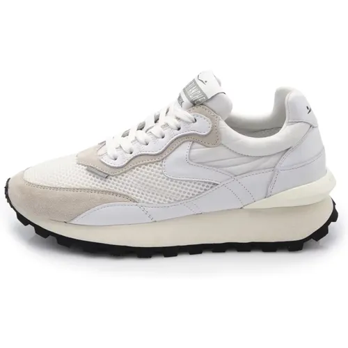 Hype Suede Sneakers , male, Sizes: 11 UK - Voile blanche - Modalova