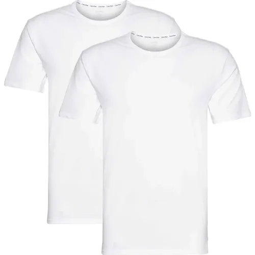 P S/S T-Shirt Mit Rundhals , Herren, Größe: S - Calvin Klein - Modalova