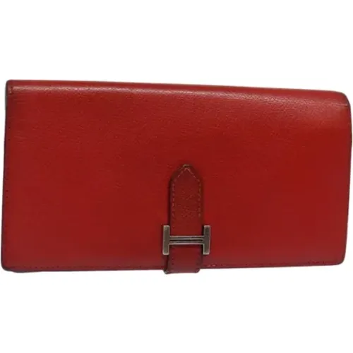 Pre-owned Leather clutches , female, Sizes: ONE SIZE - Hermès Vintage - Modalova