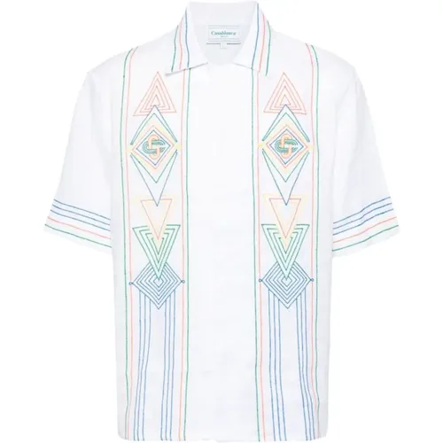 Music Thread Shirt , male, Sizes: 2XL, M, L, XL - Casablanca - Modalova