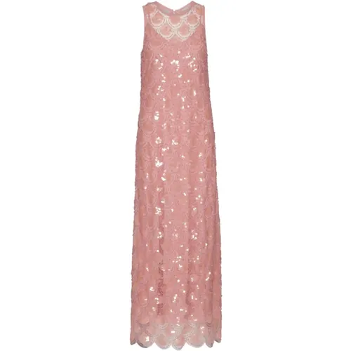 Sequin Maxi Dress with Split , female, Sizes: M, S - Rotate Birger Christensen - Modalova