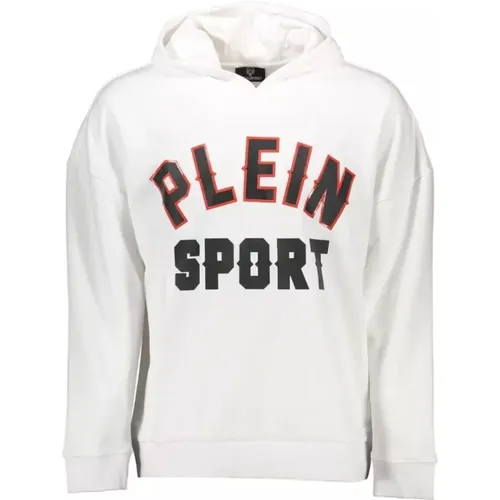 Hoodie with Bold Prints , male, Sizes: 2XL, XL, S, L, M - Plein Sport - Modalova