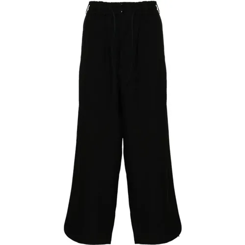 Schwarze Weite Hose Y-3 - Y-3 - Modalova