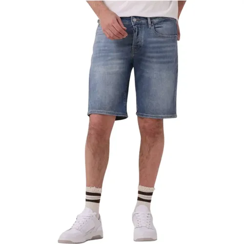 Blaue Sommer Shorts Ralston Stil , Herren, Größe: W28 - Scotch & Soda - Modalova