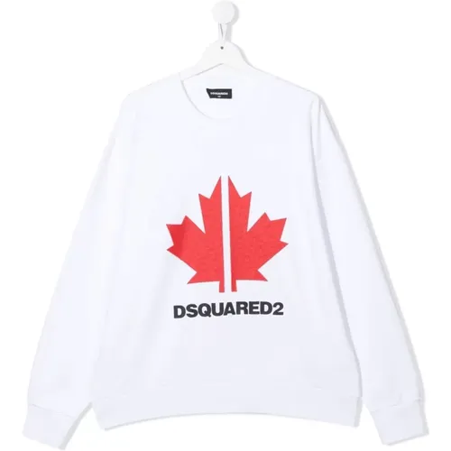 Kinder Ahornblatt Sweatshirt - Dsquared2 - Modalova