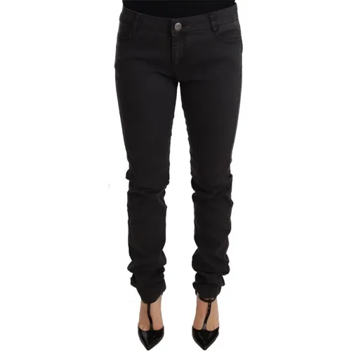 Chic Mid Waist Skinny Denim , female, Sizes: W29 - pinko - Modalova