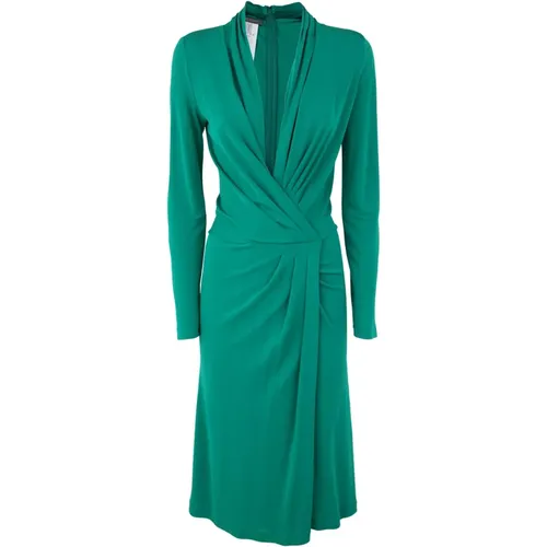 Wrap Midi Dress , female, Sizes: M, XS, S - alberta ferretti - Modalova