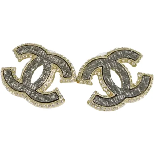 Pre-owned Metal earrings , female, Sizes: ONE SIZE - Chanel Vintage - Modalova