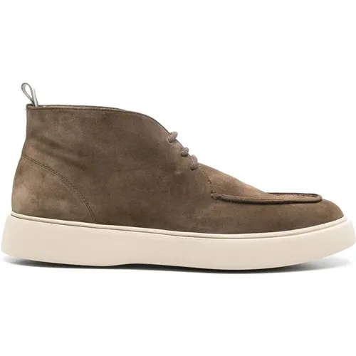 Suede Chukka Boots Frame 002 Style , Herren, Größe: 42 1/2 EU - Officine Creative - Modalova